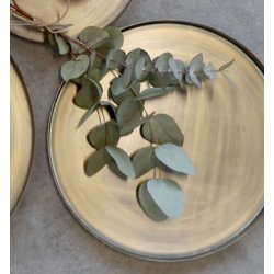 Runde messingbakker i 3 strrelser